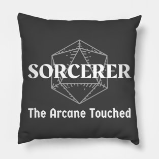 "The Arcane Touched" DnD Sorcerer Class Print Pillow