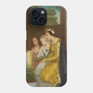 Sainte Amelie, Reine De Hongrie by Paul Delaroche Phone Case