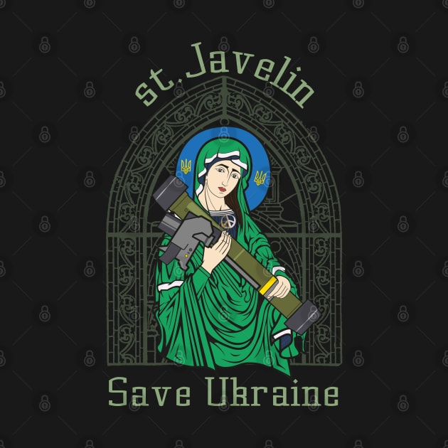 Saint Javelin protect Ukraine by Myartstor 