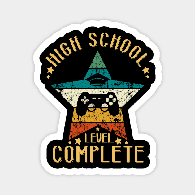 High School Level Complete Funny Gift for Student Magnet by monsieurfour