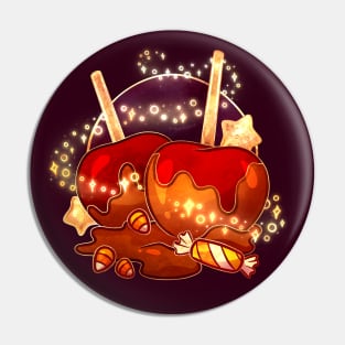 Trick or Treat Caramel Apples Pin