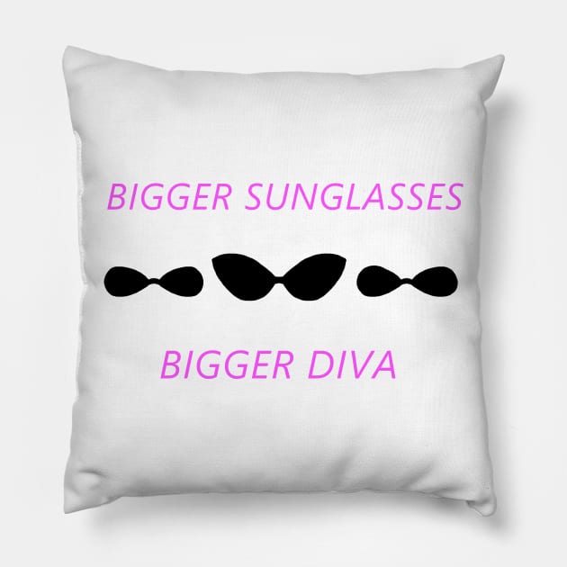 Bigger Diva Pillow by Pink_lil_Ghost