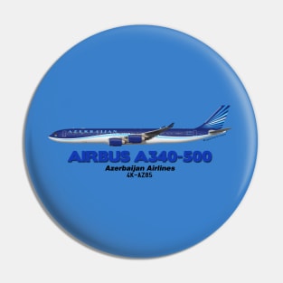 Airbus A340-500 - Azerbaijan Airlines Pin
