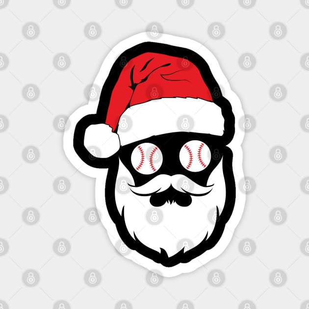 Baseball Christmas Magnet by footballomatic