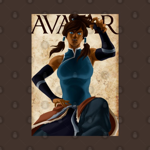 Avatar Korra by mcashe_art