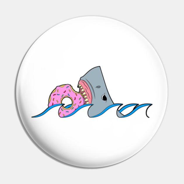 I eat what I want | Great White Shark eating a donut - I Eat What I