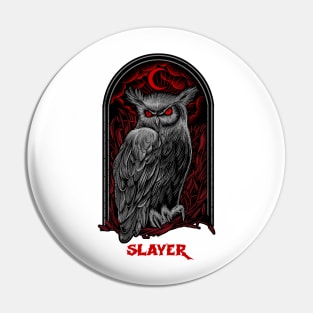 The Moon Owl Slayer Pin