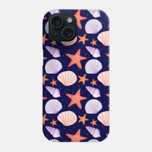 Sea Life Pattern: Dreaming at the beach Phone Case