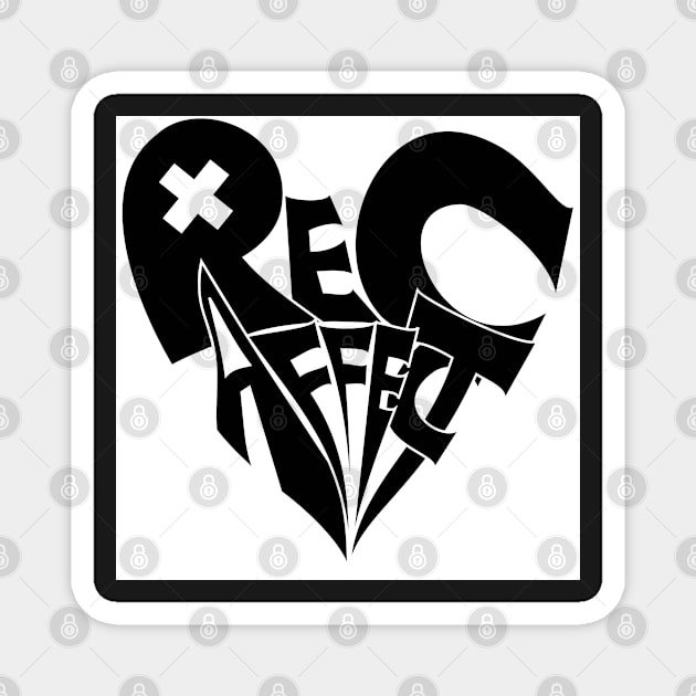 Rec Affect band shirt Magnet by Rec Affect Band Merch