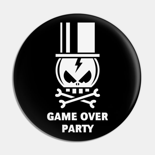 Game Over Party (Stag Night / Groom / Skull) Pin by MrFaulbaum