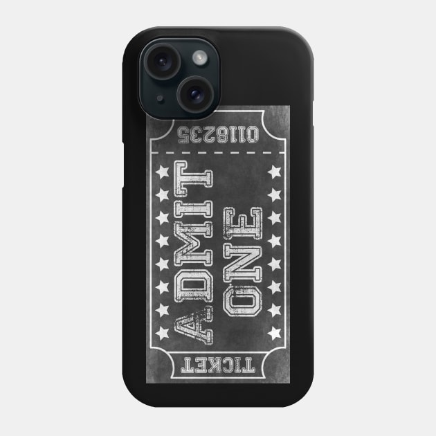 Vintage Cinema Ticket Phone Case by Scar