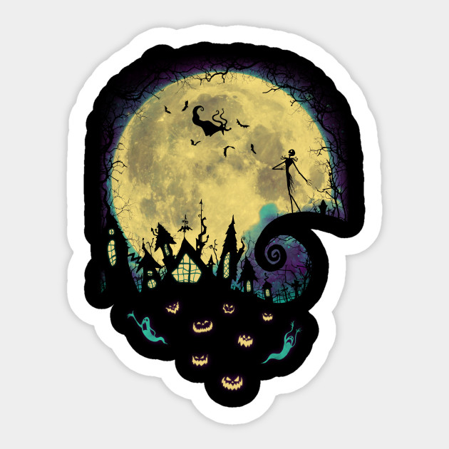 Nightmare Moon - Nightmare Before Christmas - Sticker