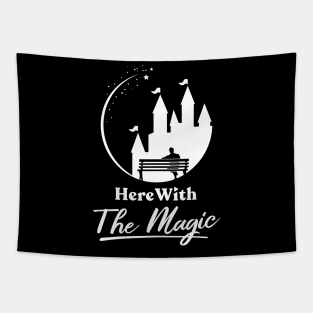Here With The Magic Logo Shirt (Alternate) Tapestry