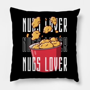 Nugget Lover Nugget Addict Design Pillow