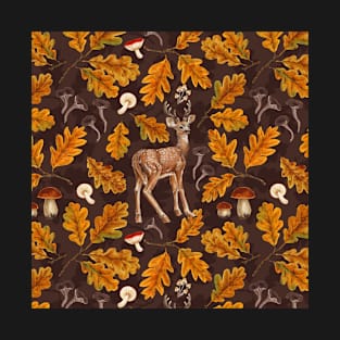Deer in the autumnal forest T-Shirt
