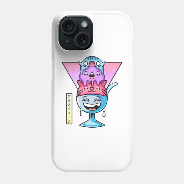 Kawaii ice cream Phone Case by Sweet Kawaii