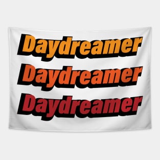 Daydreamer colorful typography design Tapestry