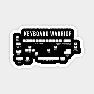 Keyboard Warrior Magnet