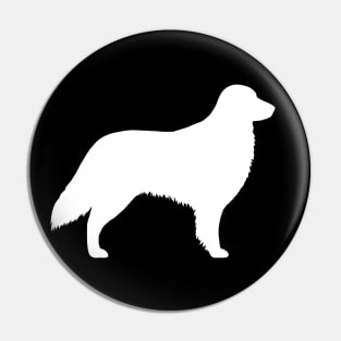 Flat Coated Retriever Silhouette Pin