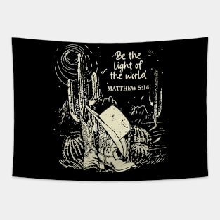 Be The Light Of The World Boots Desert Tapestry