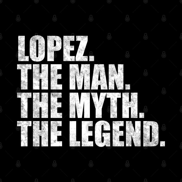 Lopez Legend Lopez Name Lopez given name by TeeLogic