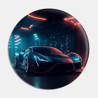 Underground Velocity Sports Car Pin