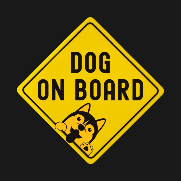 Dog on Board Bumper by FTF DESIGNS