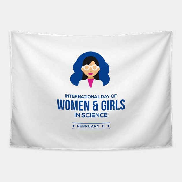 International Day of Women and Girls in Science Tapestry by BlackRose Store