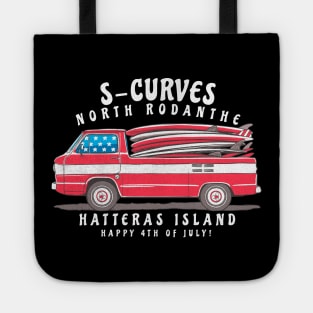 S-Curves Rodanthe, NC Summer Sunglasses on the Fourth Tote