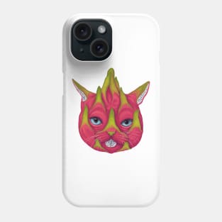 Dragon fruit cat Phone Case