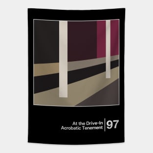 At The Drive-In - Acrobatic Tenement / Minimal Style Graphic Artwork Tapestry