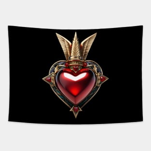 Baroque Heart Tapestry