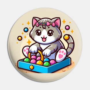 Winsome Cat Pin