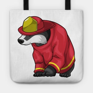 Honey badger Firefighter Fire department Tote