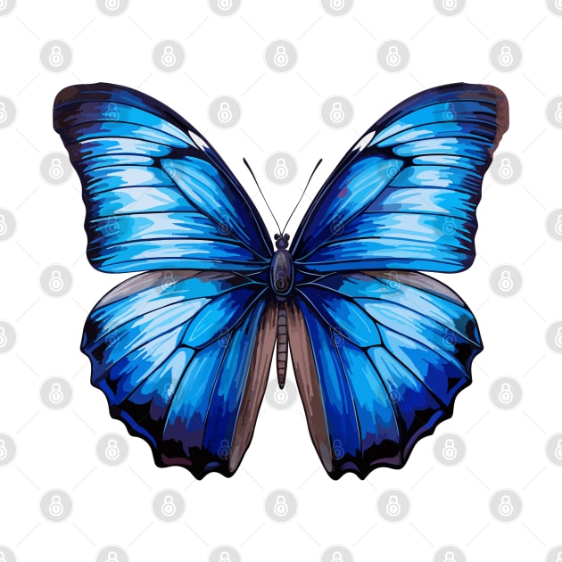 Blue Morpho Butterfly by Onceer