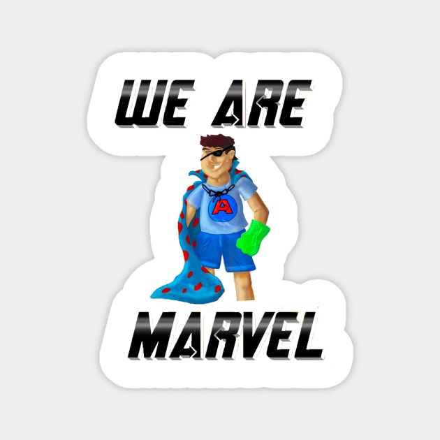 We Are Marvel Pod (Just Jeremy) Magnet by We Are Marvel Pod