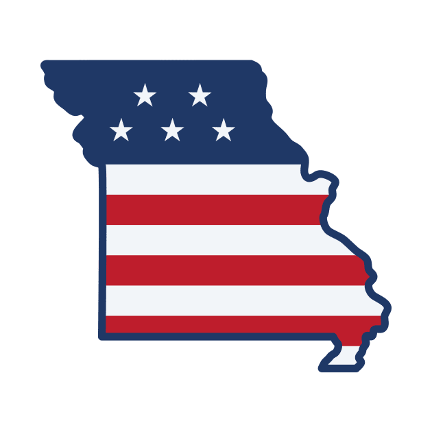 Stars and Stripes Missouri by SLAG_Creative