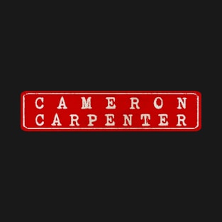 vintage retro plate Cameron Carpenter T-Shirt