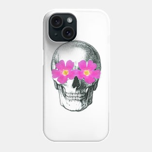 Flowering skull Phone Case