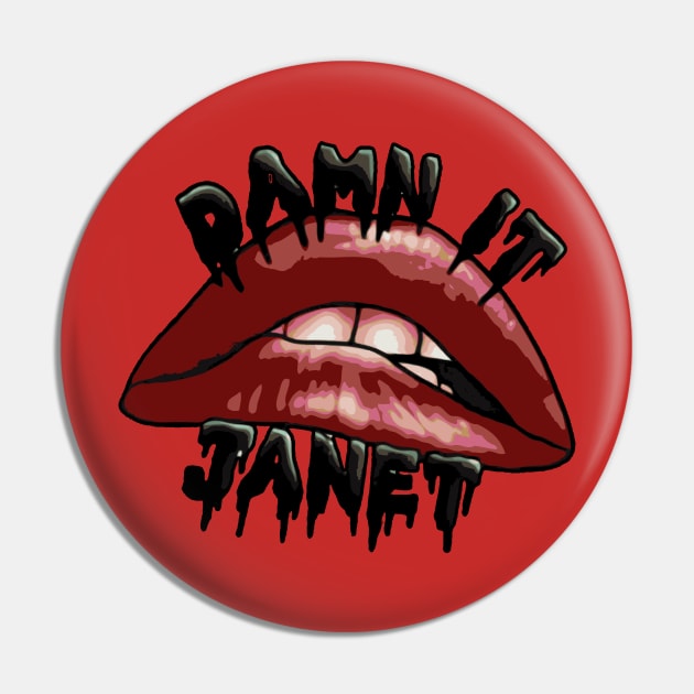 Damn it Janet Lip Pin by PIRAKUNENG