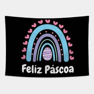 Feliz Páscoa Portugese Easter Tapestry