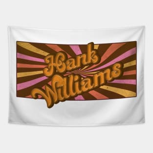 Groovy and Retro Hank Williams Tapestry