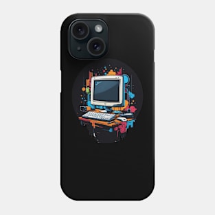 Colorful and Cool Modern Computer Design Phone Case