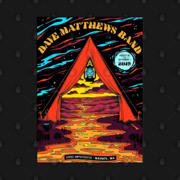 Discover New Poster DMB2019 August 30 thru september 1 2019 gorge amphitheatre Quincy, WA - Dave Matthews Band - T-Shirt