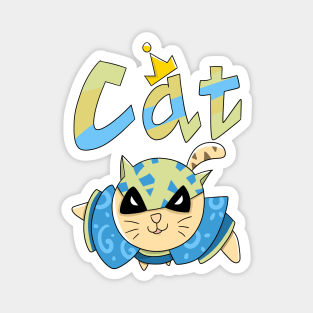 cat cool funny cartoon Magnet