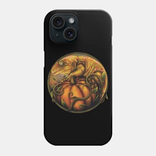 Leachianus Gecko on a Pumpkin Phone Case