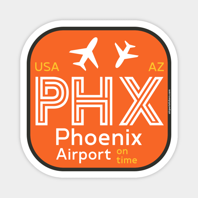 PHX airport Magnet by Woohoo