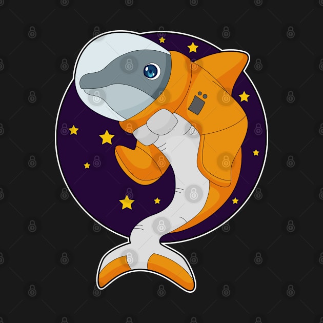 Dolphin Astronaut Space by Markus Schnabel