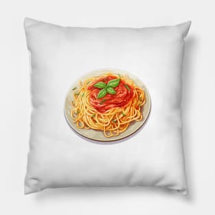 Spaghetti Art Pillow