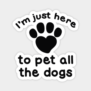 Pet All The Dogs Magnet